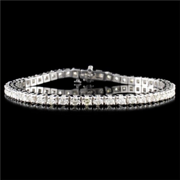 14K Gold 4.00ctw Diamond Bracelet