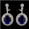 Image 1 : 18K White Gold 15.96ct Tanzanite & 2.46ct Diamond
