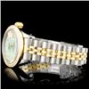 Image 4 : Rolex DateJust YG/SS Diamond Wristwatch