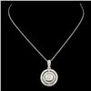 Image 2 : 14K Gold 1.75ctw Diamond Pendant