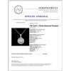 Image 4 : 14K Gold 1.75ctw Diamond Pendant