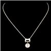 Image 1 : 14K Gold 0.33ctw Diamond Pendant