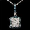 Image 1 : 14K Gold 1.07ctw Fancy Diamond Pendant