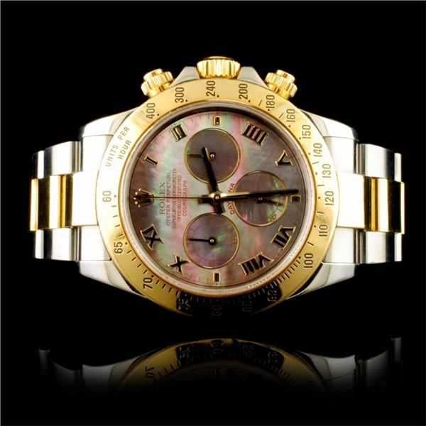 Rolex Cosmograph Daytona Black MOP Wristwatch