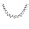 Image 2 : ^18k White Gold 9.00ct Diamond Necklace