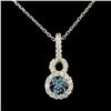 Image 1 : 14K Gold 0.56ctw Diamond Pendant