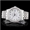 Image 1 : Rolex SS DateJust Diamond 36mm Wristwatch