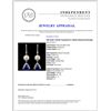 Image 3 : 14K Gold 7.42ctw Tanzanite & 1.05ctw Diamond Earri