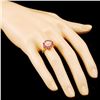 Image 3 : 14K Gold 0.49ctw Ruby & 0.61ctw Diamond Ring