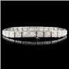 Image 2 : 14K Gold 7.78ctw Diamond Bracelet