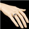 Image 3 : 18K Gold 1.95ctw Sapphire & 0.29ctw Diamond Ring
