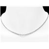 Image 3 : 18k White Gold 7.80ct Diamond Necklace