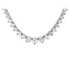 Image 4 : 18k White Gold 7.80ct Diamond Necklace