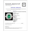 Image 4 : 18K White Gold 1.77ct Emerald & 1.55ct Diamond Rin
