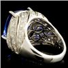 Image 5 : 18K Gold 16.72ct Tanzanite & 2.78ctw Diamond Ring