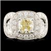 Image 1 : 18K Gold 3.43ctw Diamond Ring