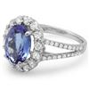 Image 2 : 14K Gold 4.00ct Tanzanite & 1.20ct Diamond Ring