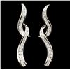 Image 1 : 14K Gold 1.12ctw Diamond Earrings