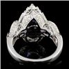 Image 3 : 18K Gold 3.56ct Sapphire & 1.38ct Diamond Ring