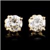 Image 1 : 14K Gold 0.48ctw Diamond Earrings