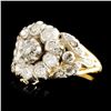 Image 2 : 14K Gold 1.32ctw Diamond Ring