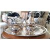 Image 3 : Silver Plate Tea Service A