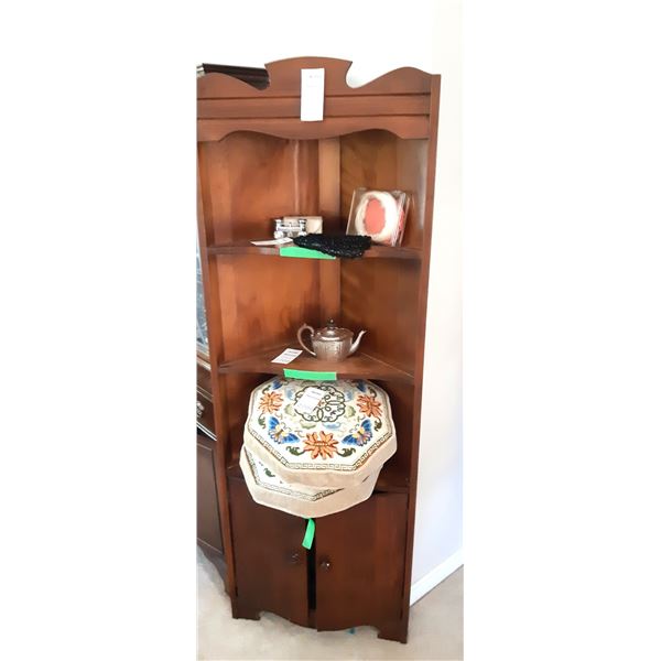 Antique Corner Cabinet C