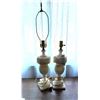 Image 1 : Pair of Alabaster Lamps B