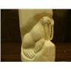 Image 2 : 6" relief carved walrus tusk with 3 walruses by Iglaak (2)
