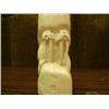 Image 3 : 6" relief carved walrus tusk with 3 walruses by Iglaak (2)