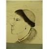 Image 2 : Eskimo woman done in 1968 Florence Malewotkuk on illustration board 14.5"x19.5" - shrink wrapped and