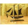 Image 4 : Double masted baleen sailing vessel 13.5" long by Glen Ipalook of Barrow, AK (152)