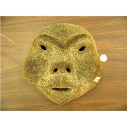 9.5" billiken face mask of whale bone (148)