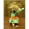 Image 5 : 10" dancer by Shelley Chamberlain from Bethel, Yup'ik wearing green kuspuk with green flowers (152)
