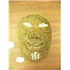 Image 1 : 7" whale bone mask with ivory teeth and eyes (155)