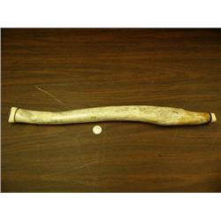 22" walrus oosik mounted with ivory and baleen (148)