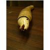 Image 4 : 20" walrus oosik with carved ivory walrus and polar bear head (148)