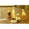 Image 4 : Lot of 4: two inch scrimshawed ivory birds circa 1960 (148)