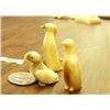Image 5 : Lot of 4: two inch scrimshawed ivory birds circa 1960 (148)