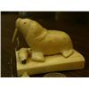 Image 2 : 3" ivory walrus and seal mounted on white ivory case circa 1960 (148)