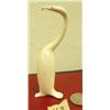 Image 3 : Carved white ivory cormorant- 4-1/2" tall (160)