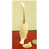 Image 4 : Carved white ivory cormorant- 4-1/2" tall (160)