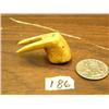 Image 2 : 1.5" ancient walrus ivory head mount (148)