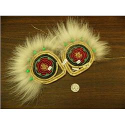 Stock # 329F - pair of beautiful Yup'ik dance fans (2)
