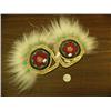Image 1 : Stock # 329F - pair of beautiful Yup'ik dance fans (2)