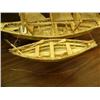 Image 3 : 27" hide 3 masted sailing ship done by Melford Wesley (2)