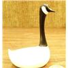 Image 1 : 3.5" ivory and baleen Canadian goose by Aningayou - Stock # 484F (2)