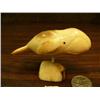 Image 1 : Extremely rare 3.5" bow head whale by Robert Kokuluk in fossilized ivory (2)