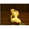 Image 7 : Extremely rare 3.5" bow head whale by Robert Kokuluk in fossilized ivory (2)