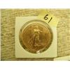 Image 1 : 1909 US double eagle $20 gold piece mint # 2,774,925 - extra fine condition (154)
